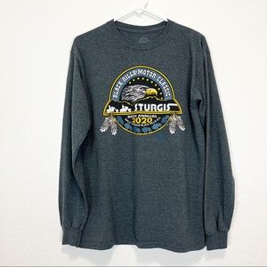 Sturgis 80th Black Hills Motorcycle Rally 2020 Long Sleeve T-Shirt Medium